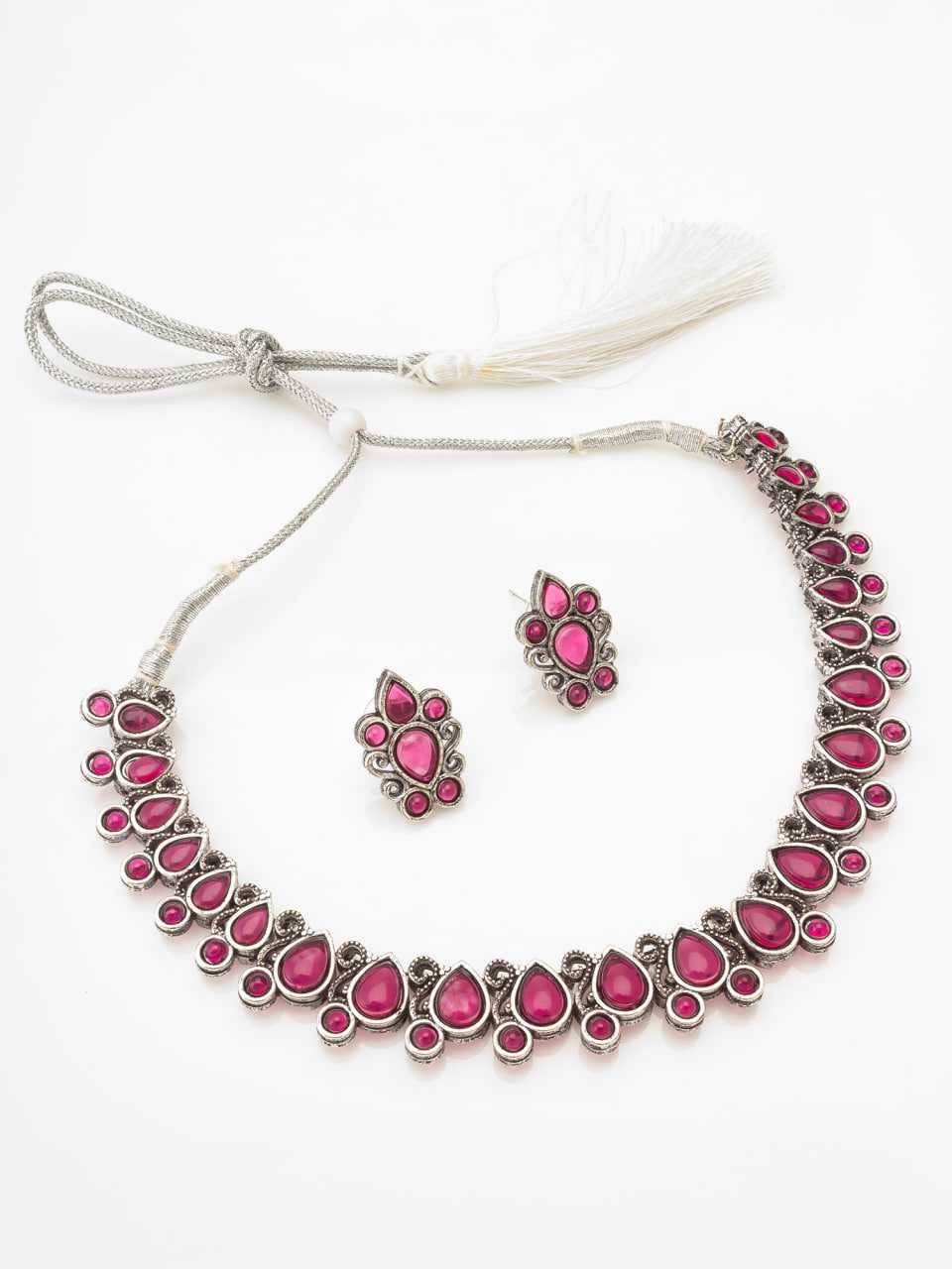 Ruby Natured Necklace Set