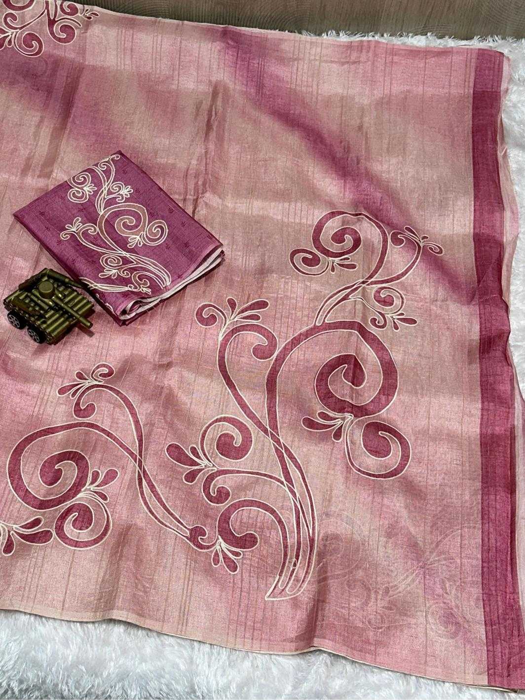 Pink Cotton Coorg Saree