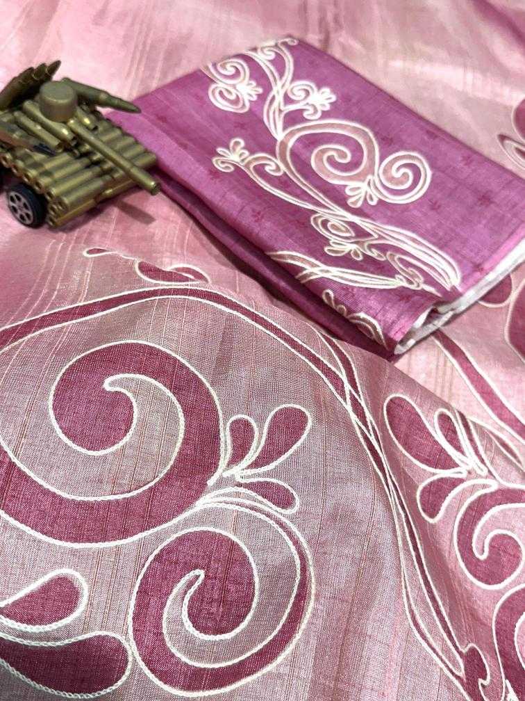 Pink Cotton Coorg Saree