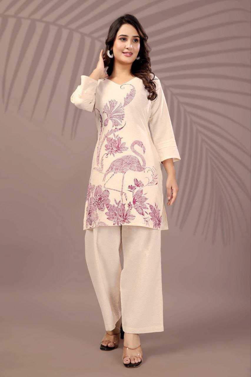 Red Color Pure Flex Cotton Co-ord set