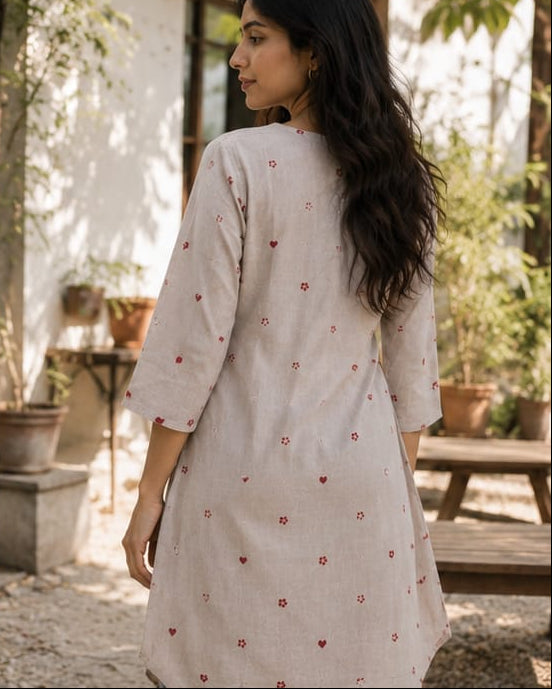 Peach kurti (Pink Almirah Collection)