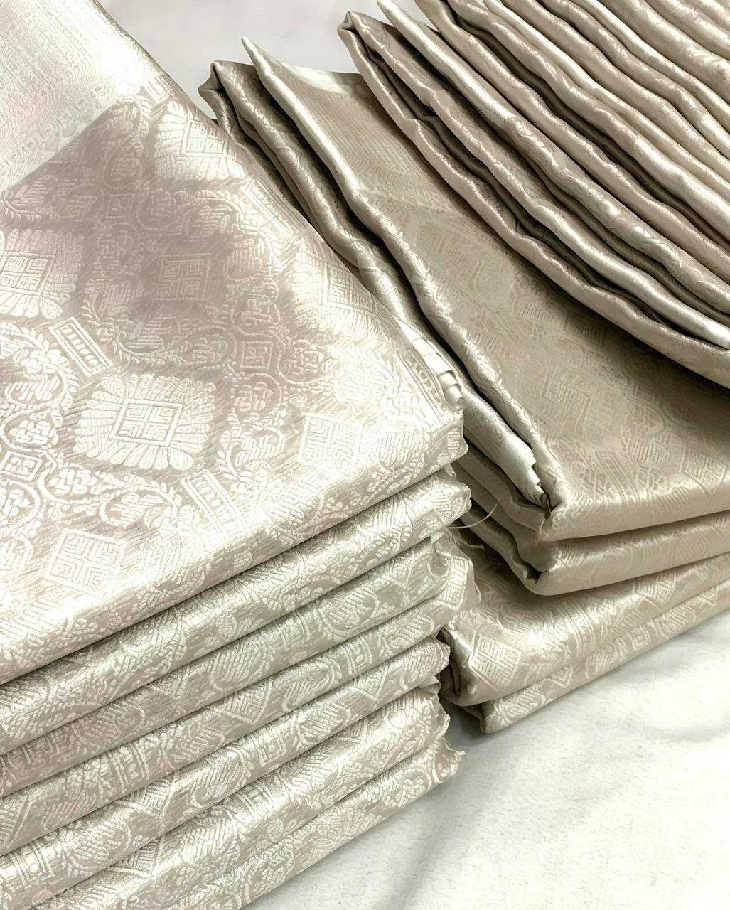 Banarasi Tissue Silk Fab Zari  Weaving Handwork