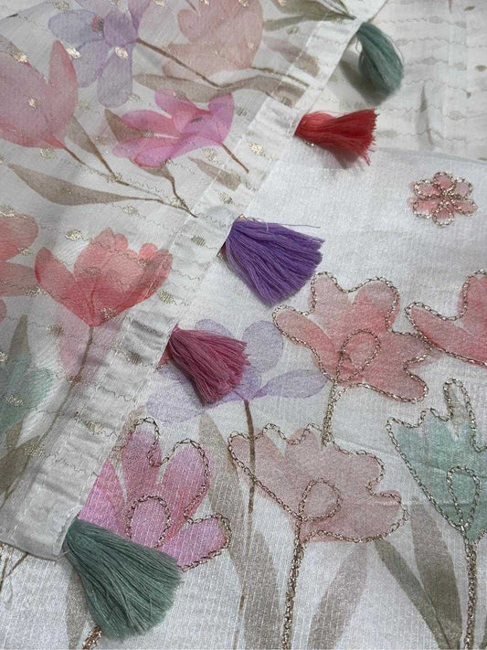 Light Pink Sulochna Saree