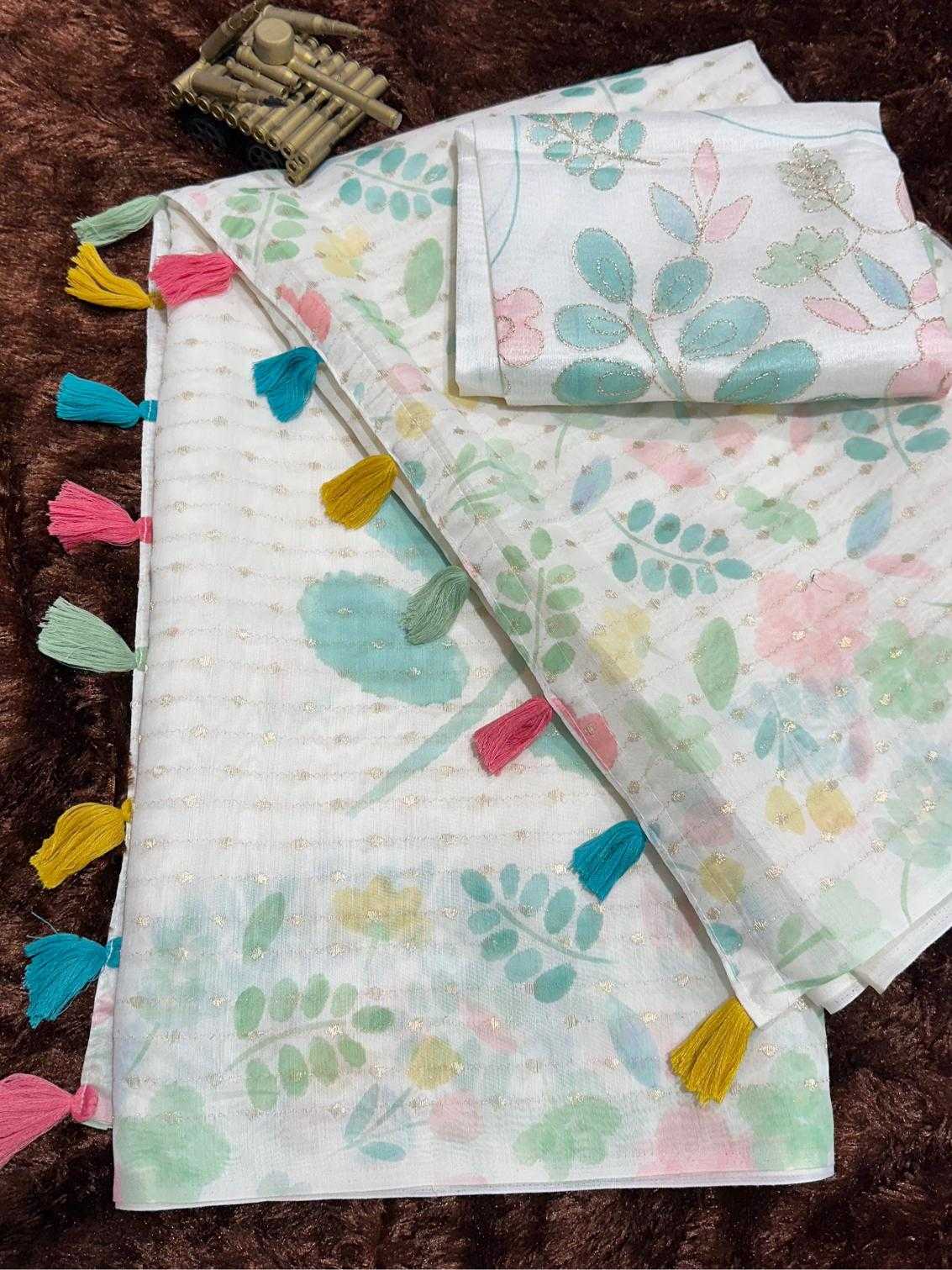 Light Blue Sulochna Saree