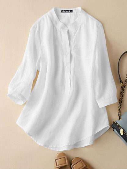 Heavy Pure Flex Cotton White Loose Kurti