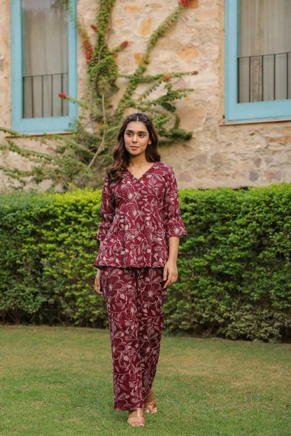 Cotton Blend With Digital Print Co-ord set