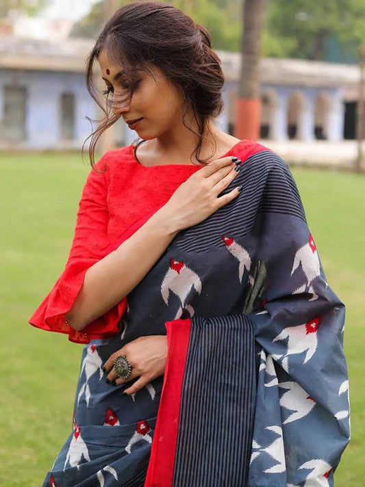 Pure Mul Cotton Fish Pattern Design