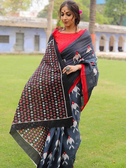 Pure Mul Cotton Fish Pattern Design