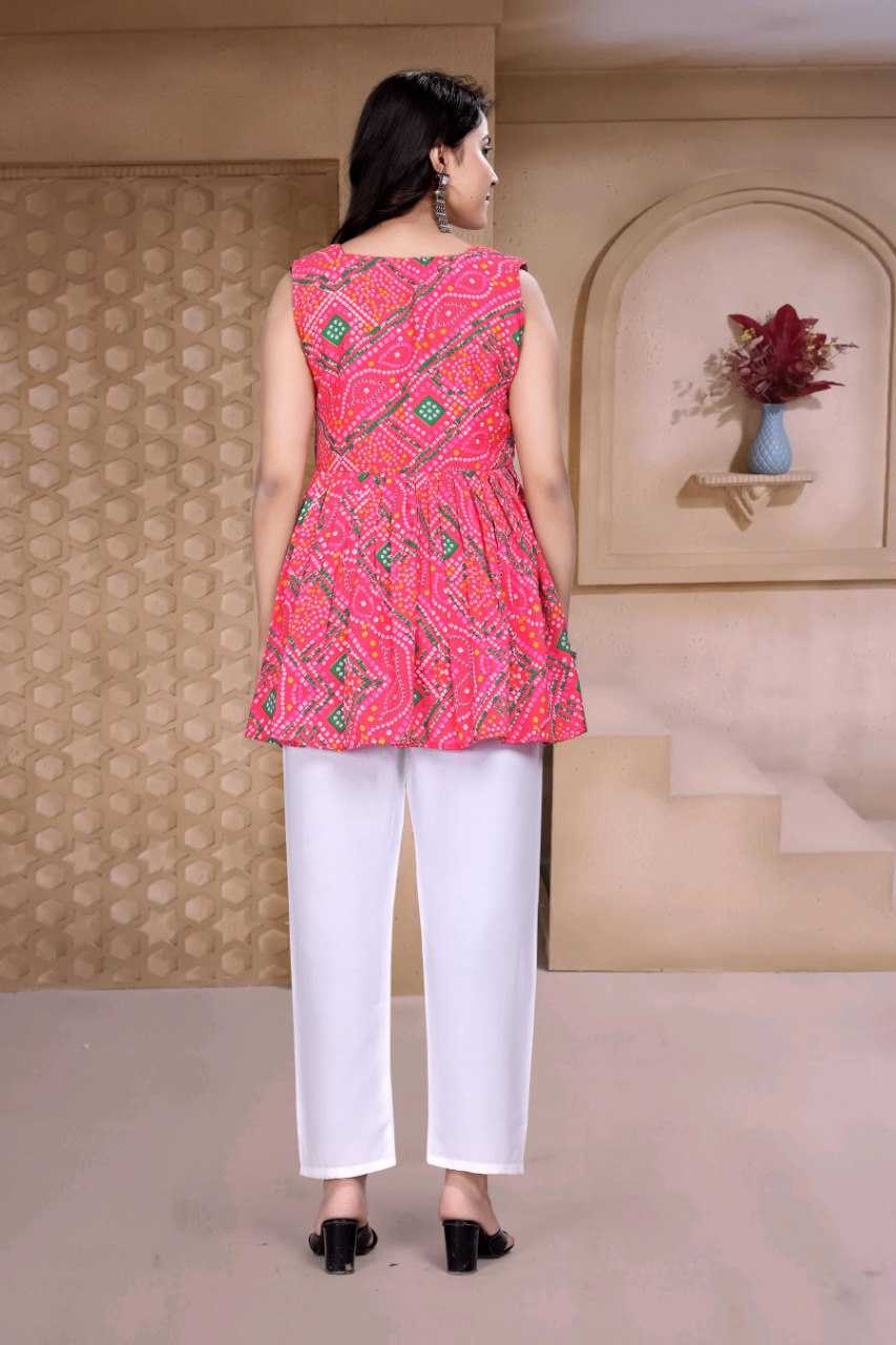 Delta Silk Pink Kurti