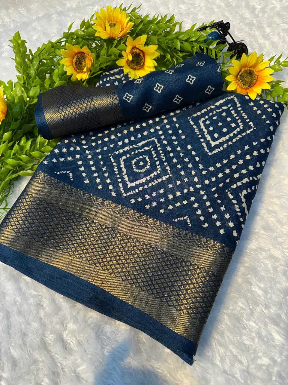 Pure Dola Morpich Silk Saree with Jacquard Border