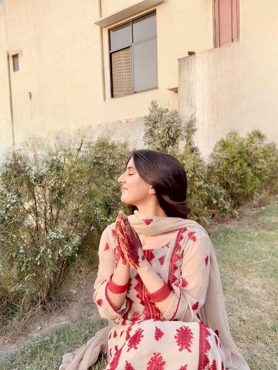 Biege Kurta Set with Micro Set Embroidery
