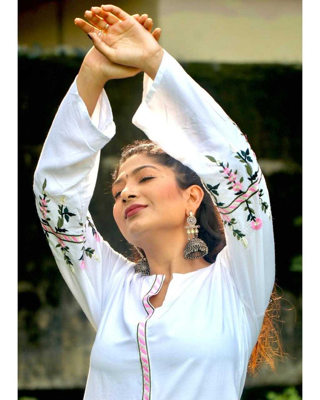 Western Tunics Top with Embroidery Stich Work .