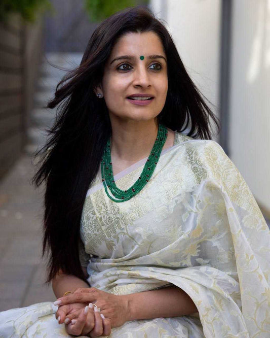 Beautiful Rich Pallu & Jacquard Work On All Over The Saree