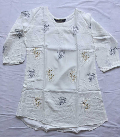 Heavy Viscose Rayon  with Embroidery Stich Work