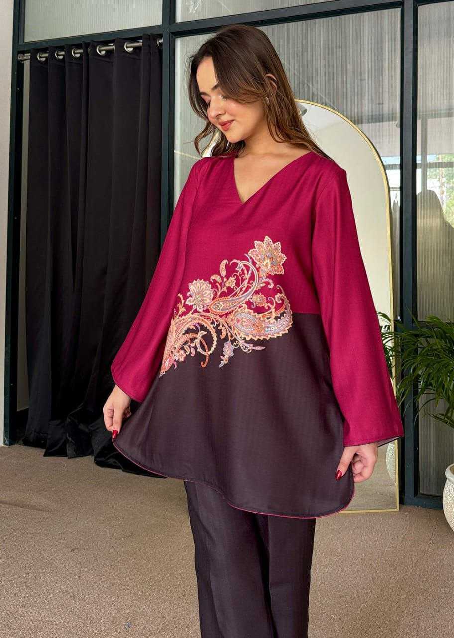 Pure Malai Satin Silk Digital Print Co-ord Set
