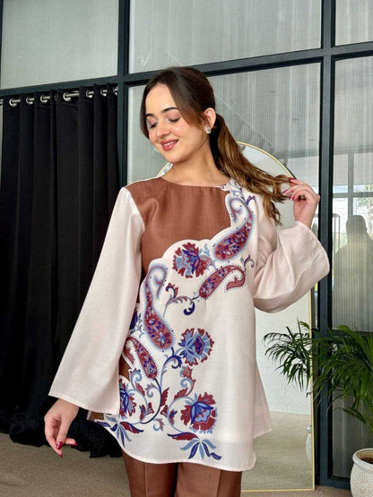 Top Fabric Pure Malai Satin Silk Co-ord Set